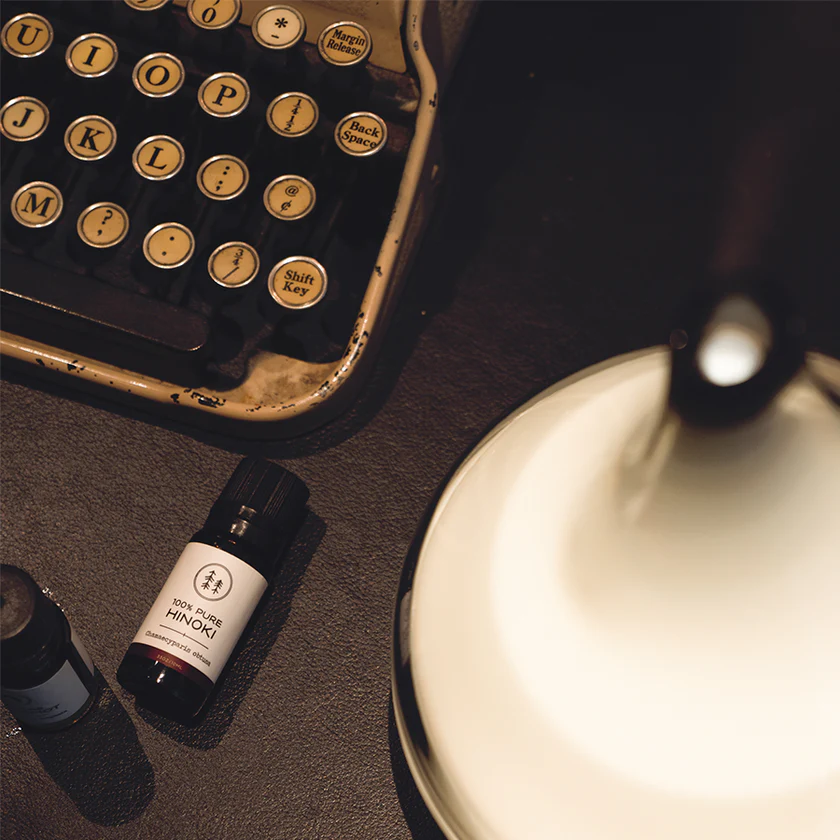 Unwinding With Hinoki Oil Before Bed